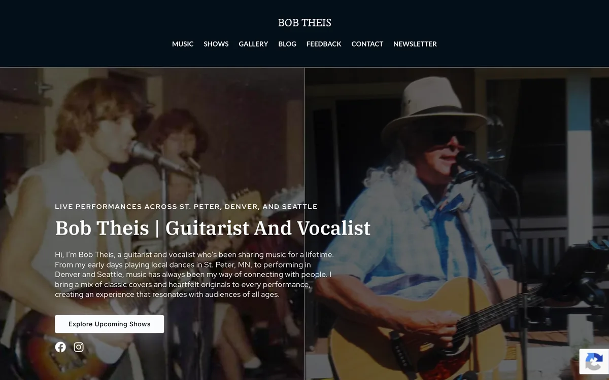 Bob Theis Music home page
