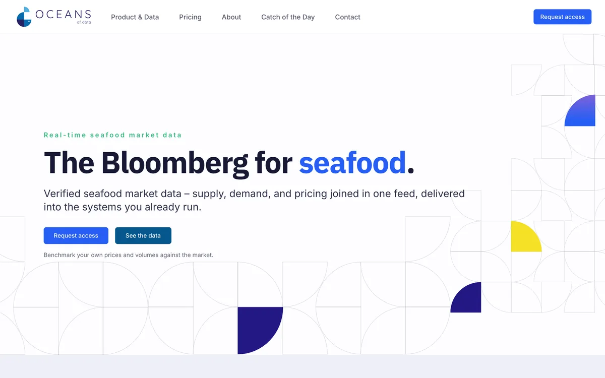 Oceans of Data home page